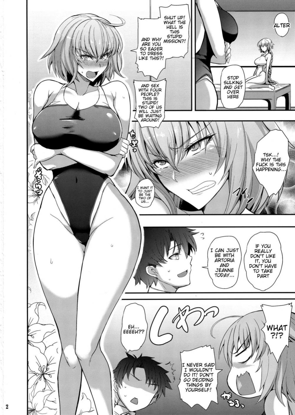 Hentai Manga Comic-A "Swimming Race" With My Special Servant-Read-3